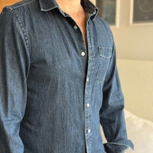 Buck Mason Men's Denim Button Down